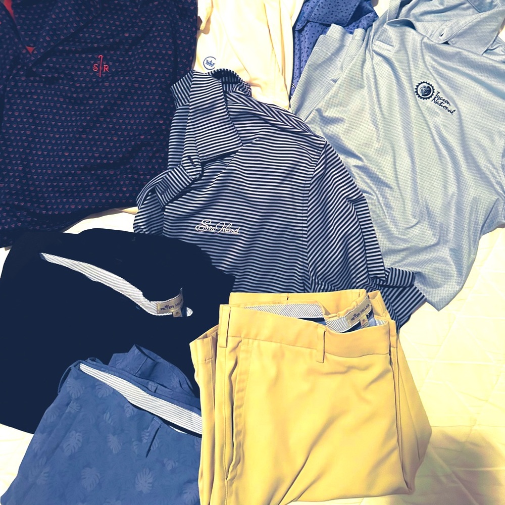 3 Peter Millar shorts! Size 33. Lightly worn. See my post for the shirts!